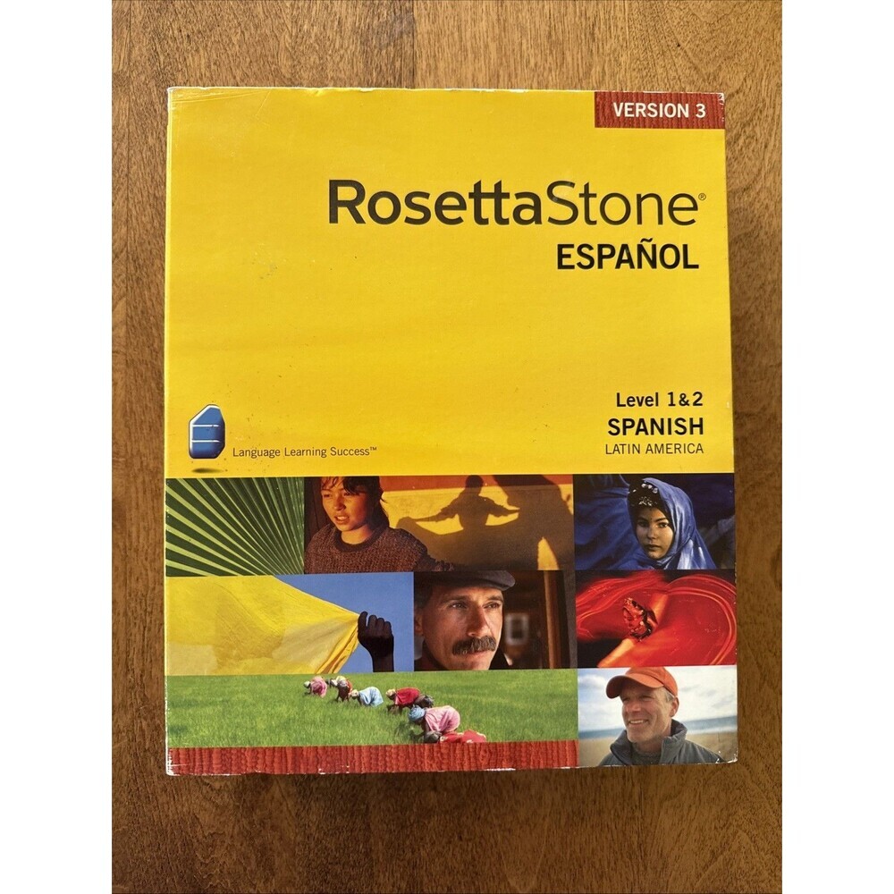 New Rosetta Stone Español Spanish (Latin America) Version 3 Level 1 And 2 Only